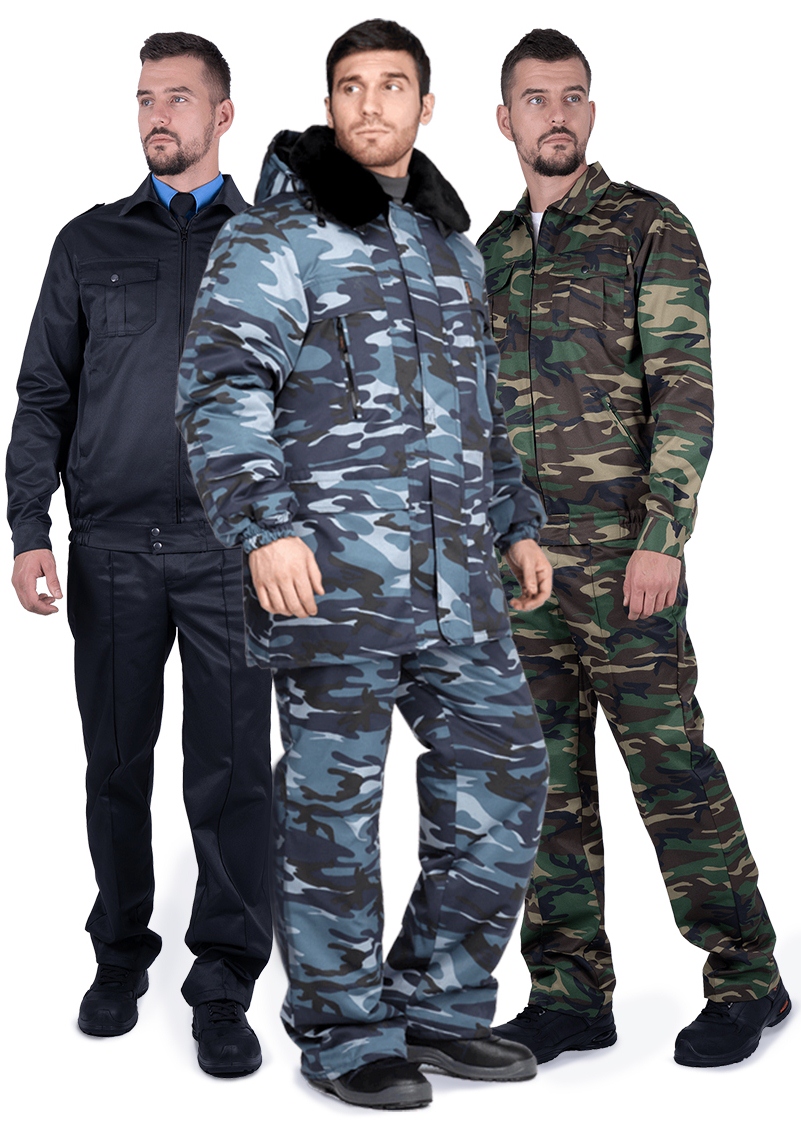 Одежда для охранных структур