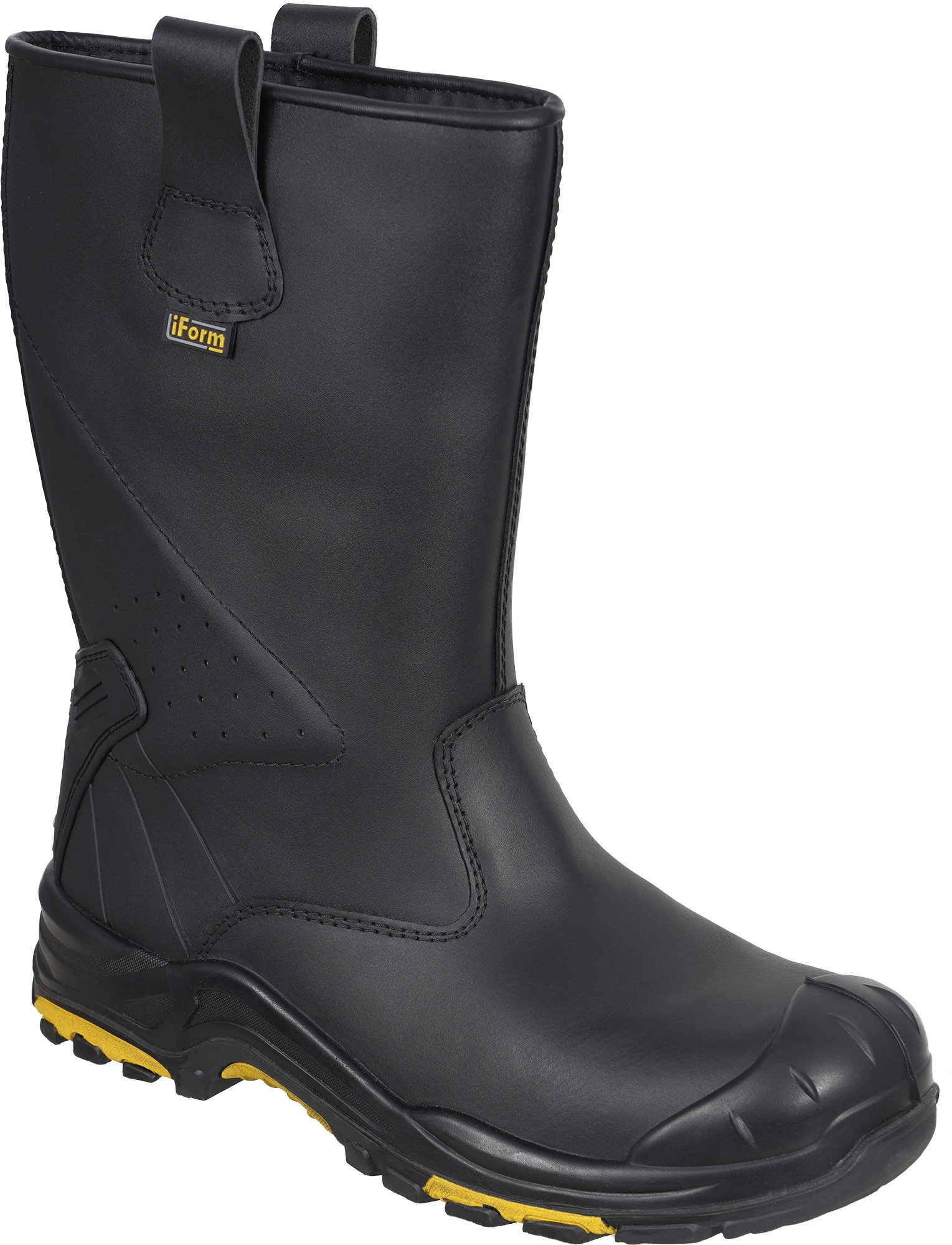 Сапоги iForm® ORIGINAL DIAMOND GRIP (ОРИДЖИНАЛ ДАЙМОНД ГРИП) с КП и КС нат мех, кожаные ПУ/нитрил