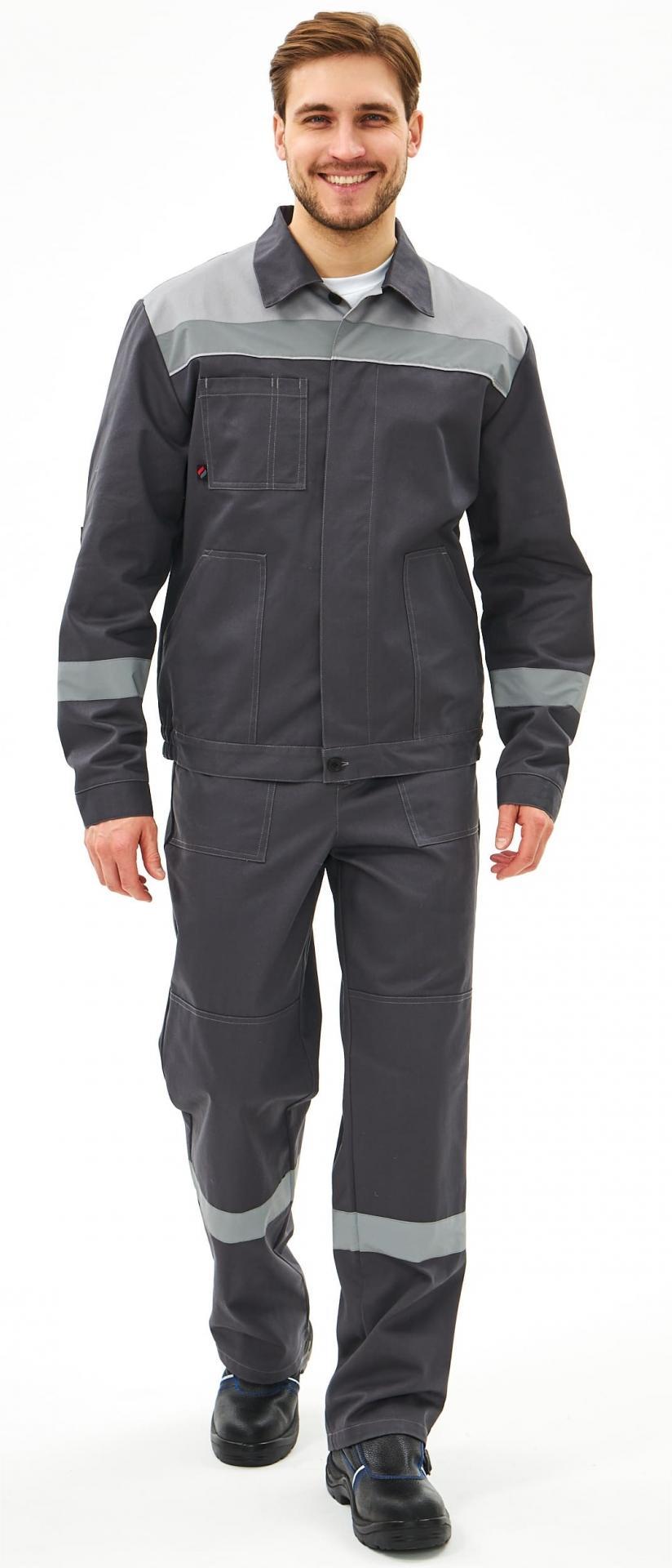 Костюм ЛИПЕЦК-1 СОП CH т.серый/св.серый