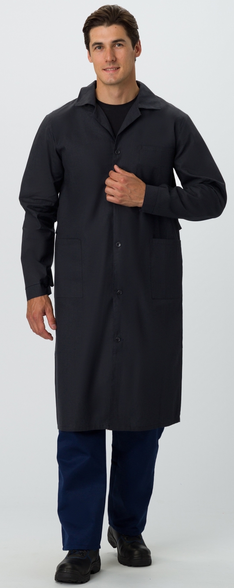 Халат рабочий, черный