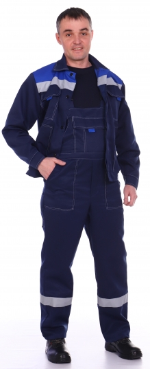 Костюм ЭКСПЕРТ, темно-синий/василек