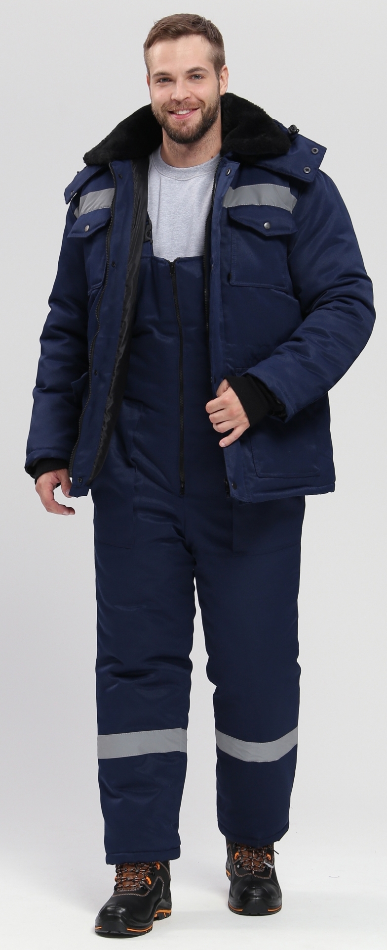 Костюм МАСТЕР-Ультра утепленный, т.синий