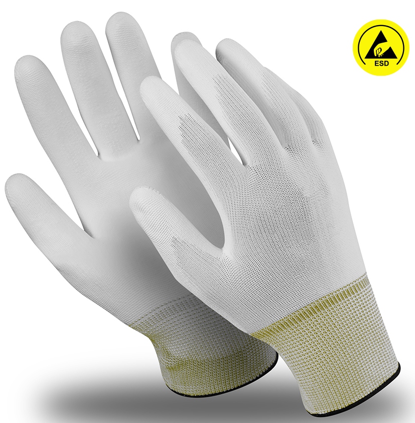 Перчатки МИКРОСТАТИК, (MG-164), нейлон/медь/ПУ