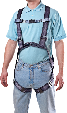 Страховочная привязь BG СПР-02, наплечные/набедренные лямки, без кушака