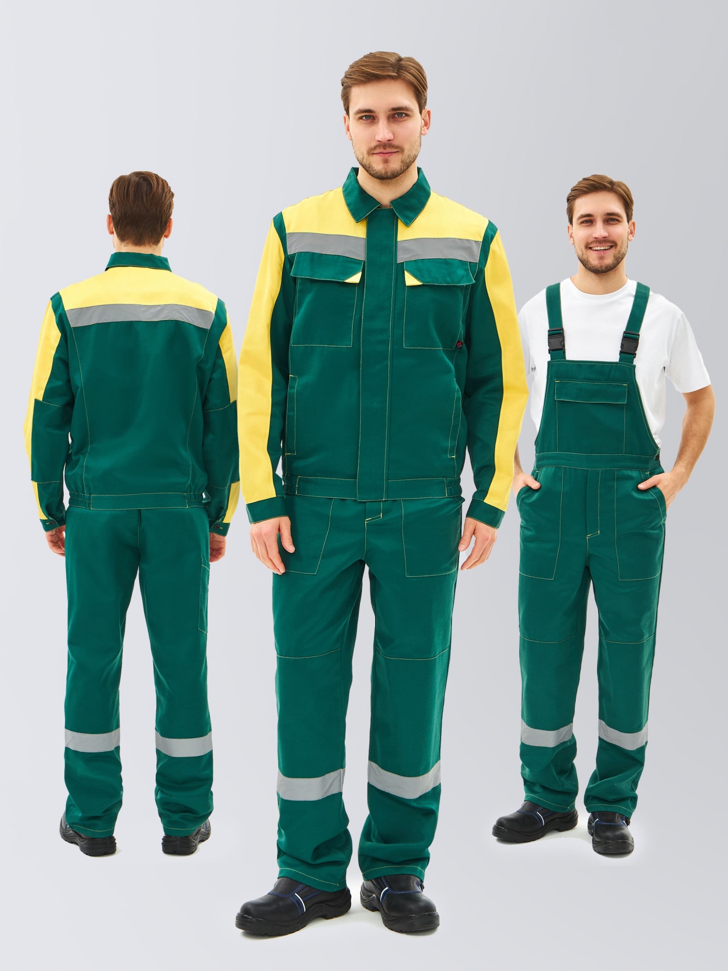 Костюм СФЕРА-2 СОП CH, зеленый/желтый