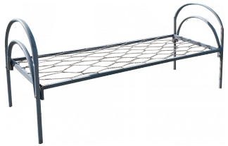 Кровать односпальная 1900*700 металлическая ДСП спинка