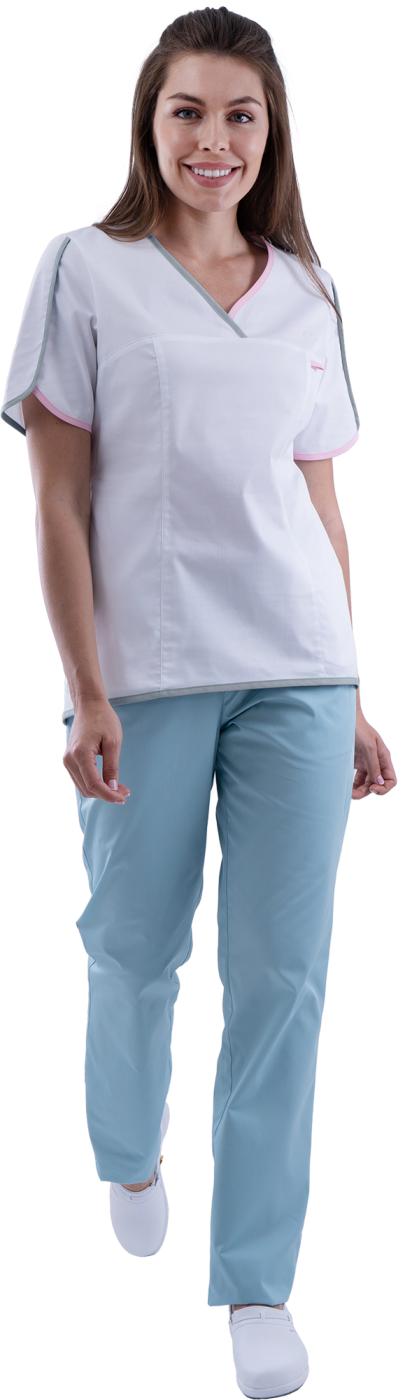 Блуза РАДУГА, белая