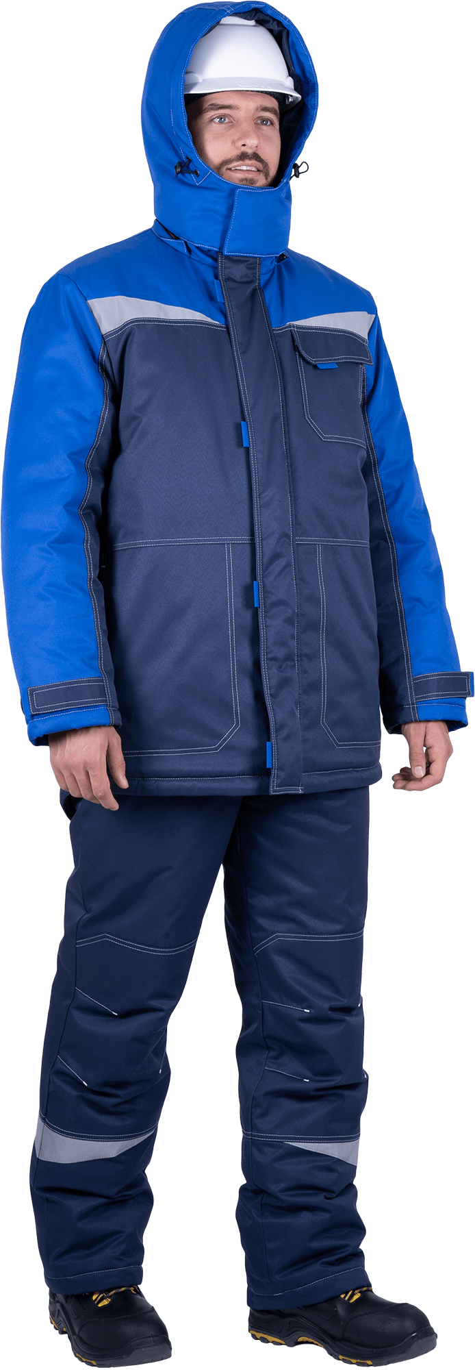 Костюм КМ-10 ЛЮКС утепленный, синий-василек