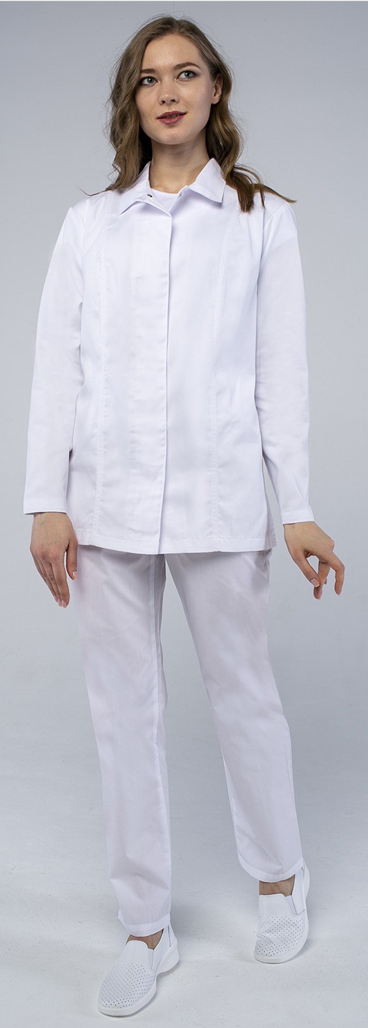 Куртка ХАССП-Премиум женская, белая