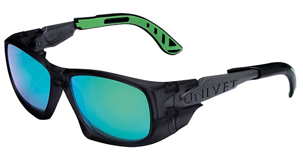 Очки UNIVET™ 5Х9 (5Х9.04.02.09), зеленые зеркальные, покрытие AS