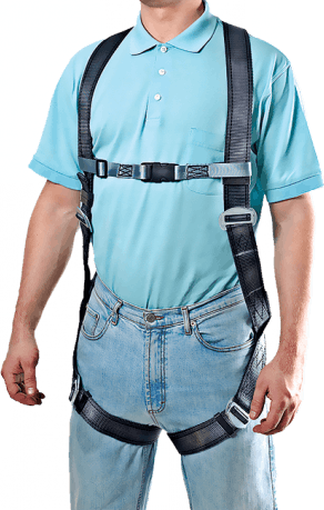 Страховочная привязь BG СПР-01, наплечные/набедренные лямки, без кушака