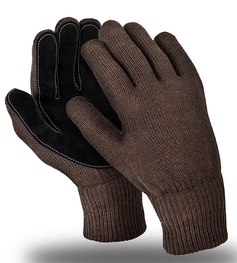 Перчатки ХАНТЫ, (WG-794), шерсть/акрил,флис, Шелтер Микро,спилок
