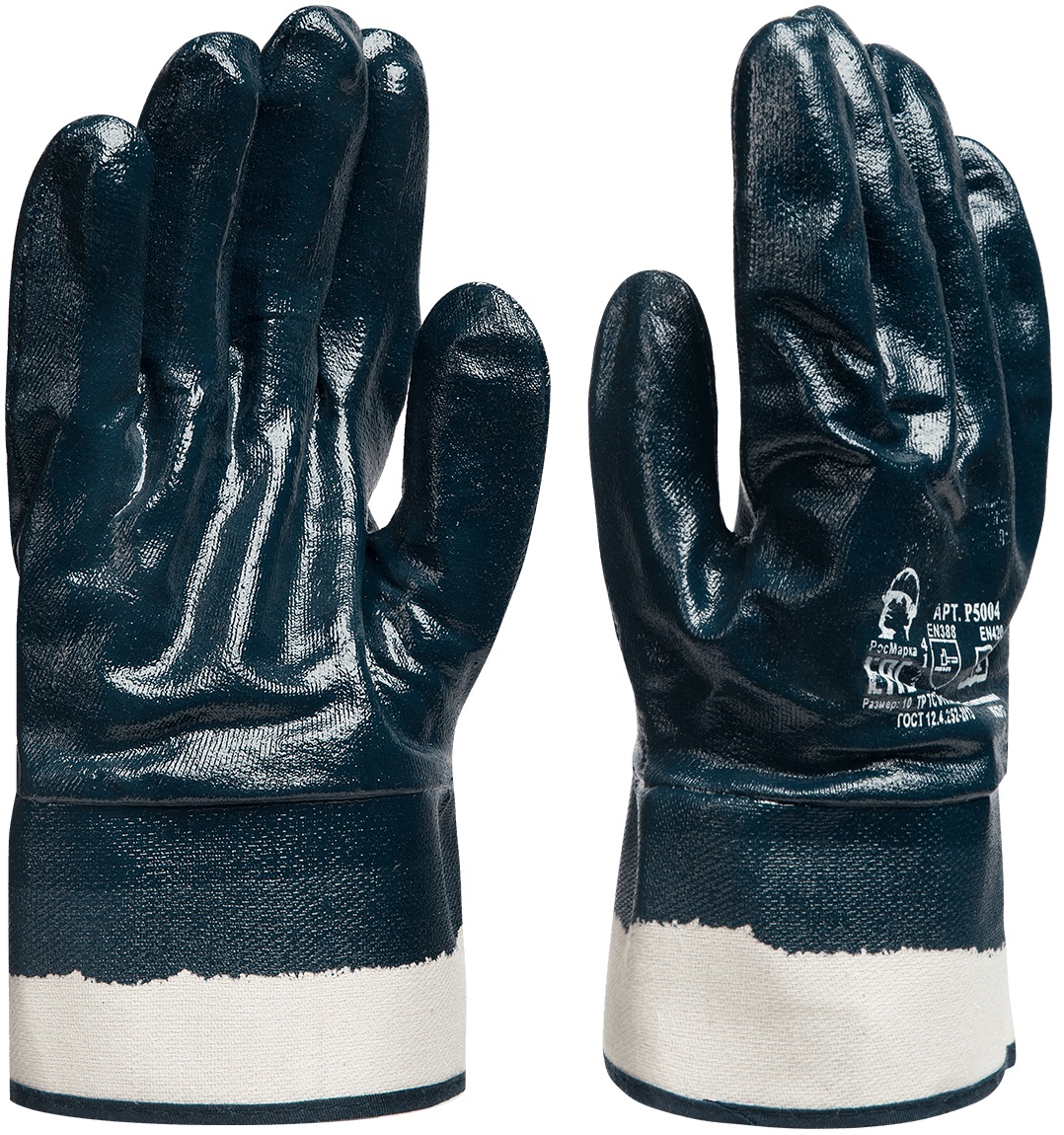 Перчатки НИТРИЛОВЫЕ КП, полный облив, крага