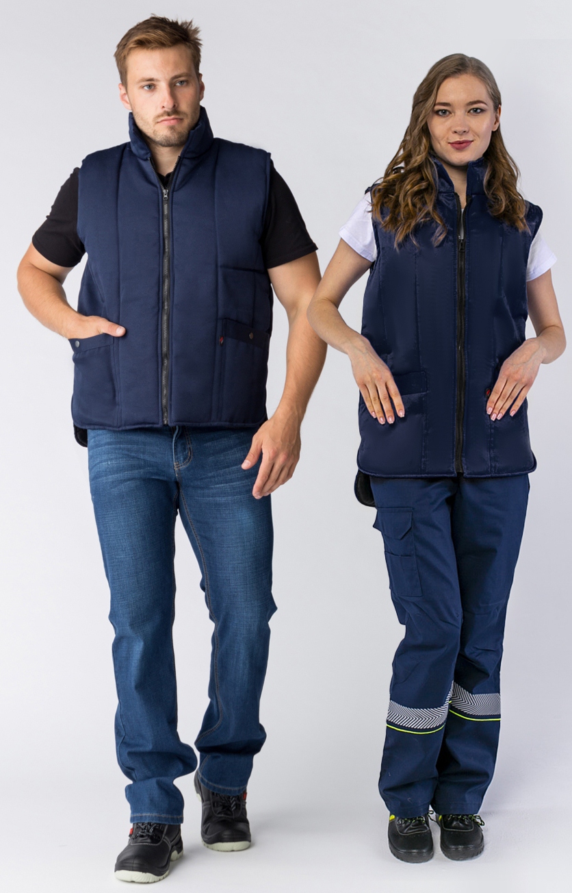 Жилет УНИВЕРСАЛЬНЫЙ утепленный, т.синий