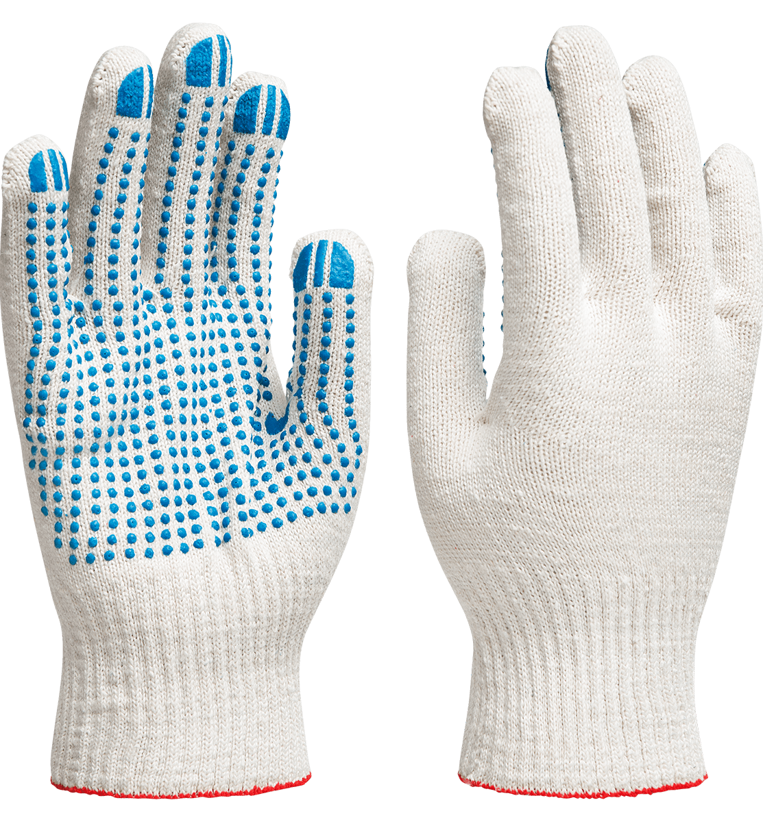 Перчатки х/б с ПВХ 10 КЛАСС,48 гр