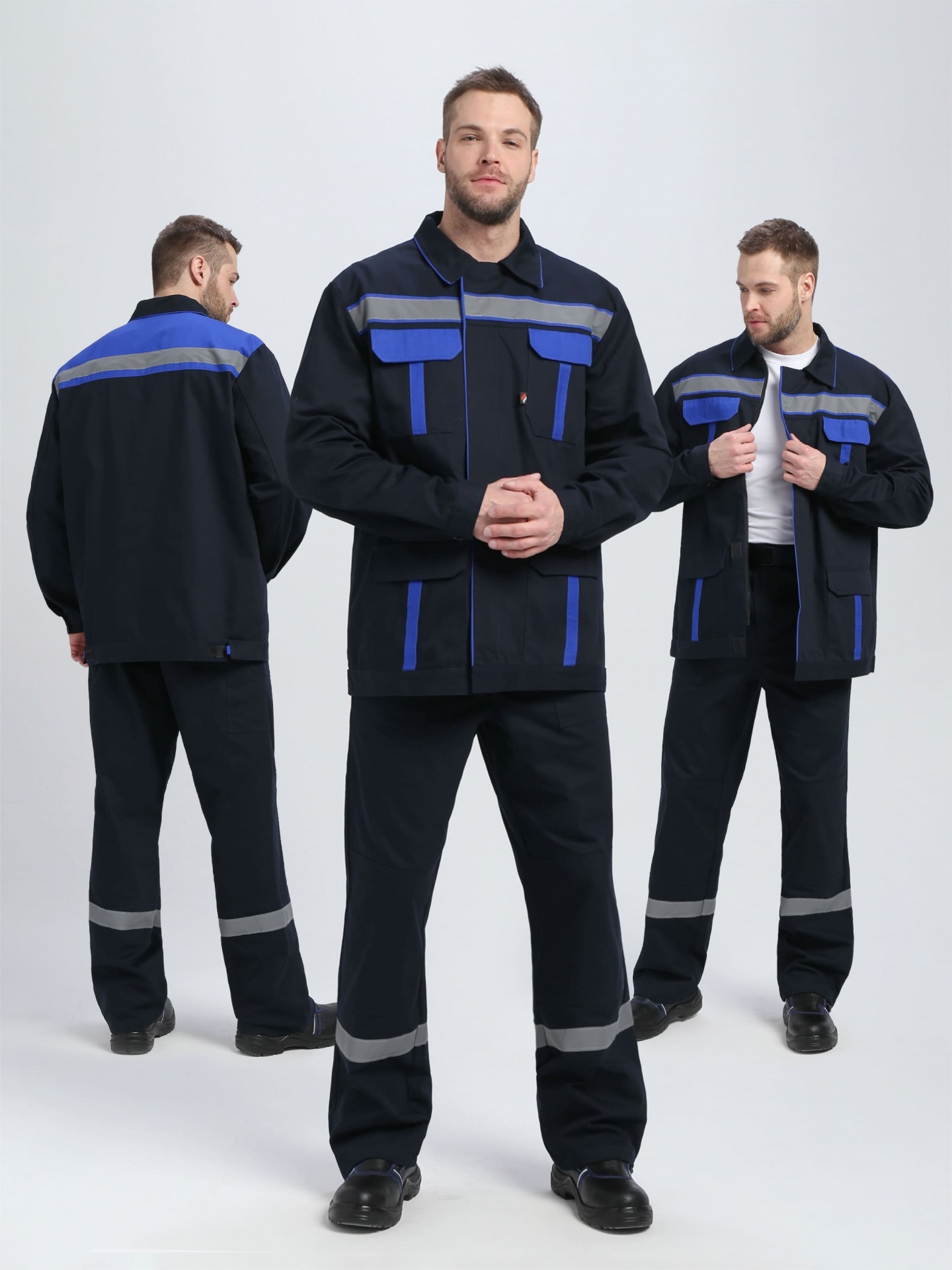 Костюм ИТР СОП IMP, т.синий/васильковый