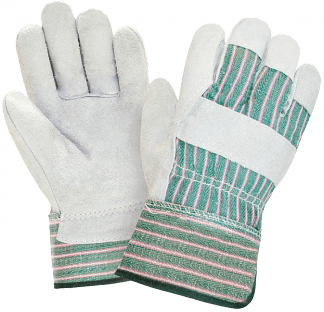 Перчатки спилковые комбинированные жесткий манжет, (P2000) подкладка