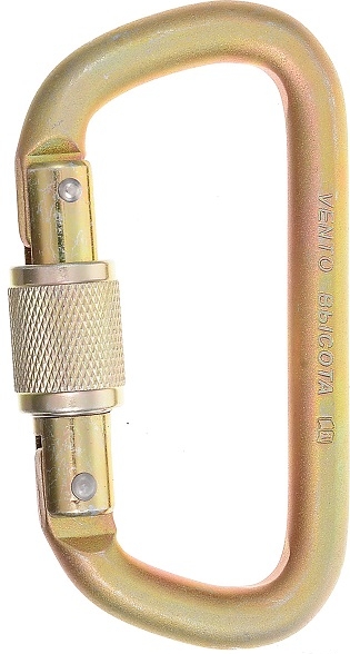 Карабин VENTO Высота 512, (vst 512) стальной трапециевидный с муфтой