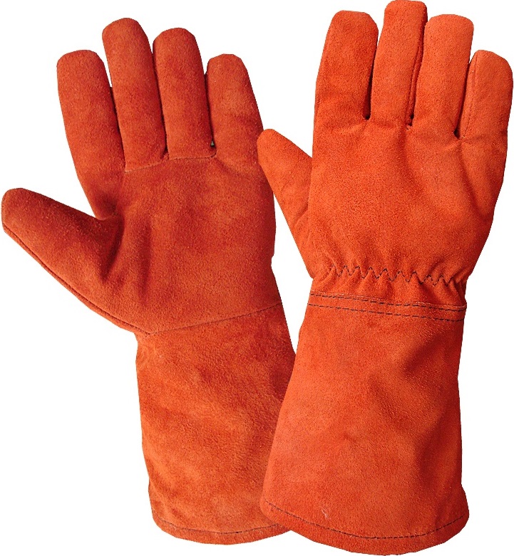 Краги МЕТАЛЛУРГ ЛЮКС, спилок, 5-ти палые, подкл. термоизолирующий нетканый мат-л, арамидные нити