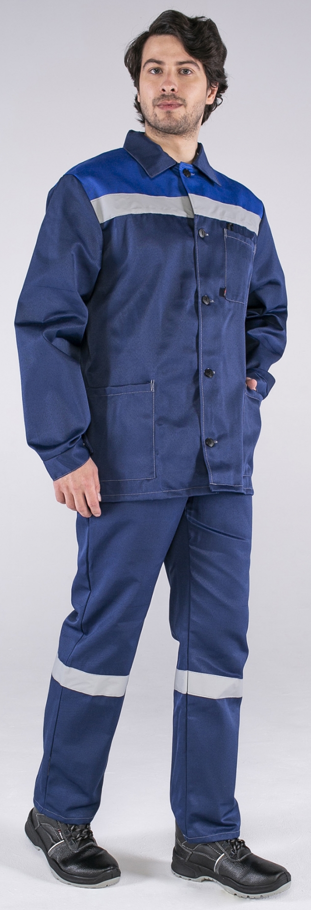 Костюм СТАНДАРТ СОП, т.синий/васильковый