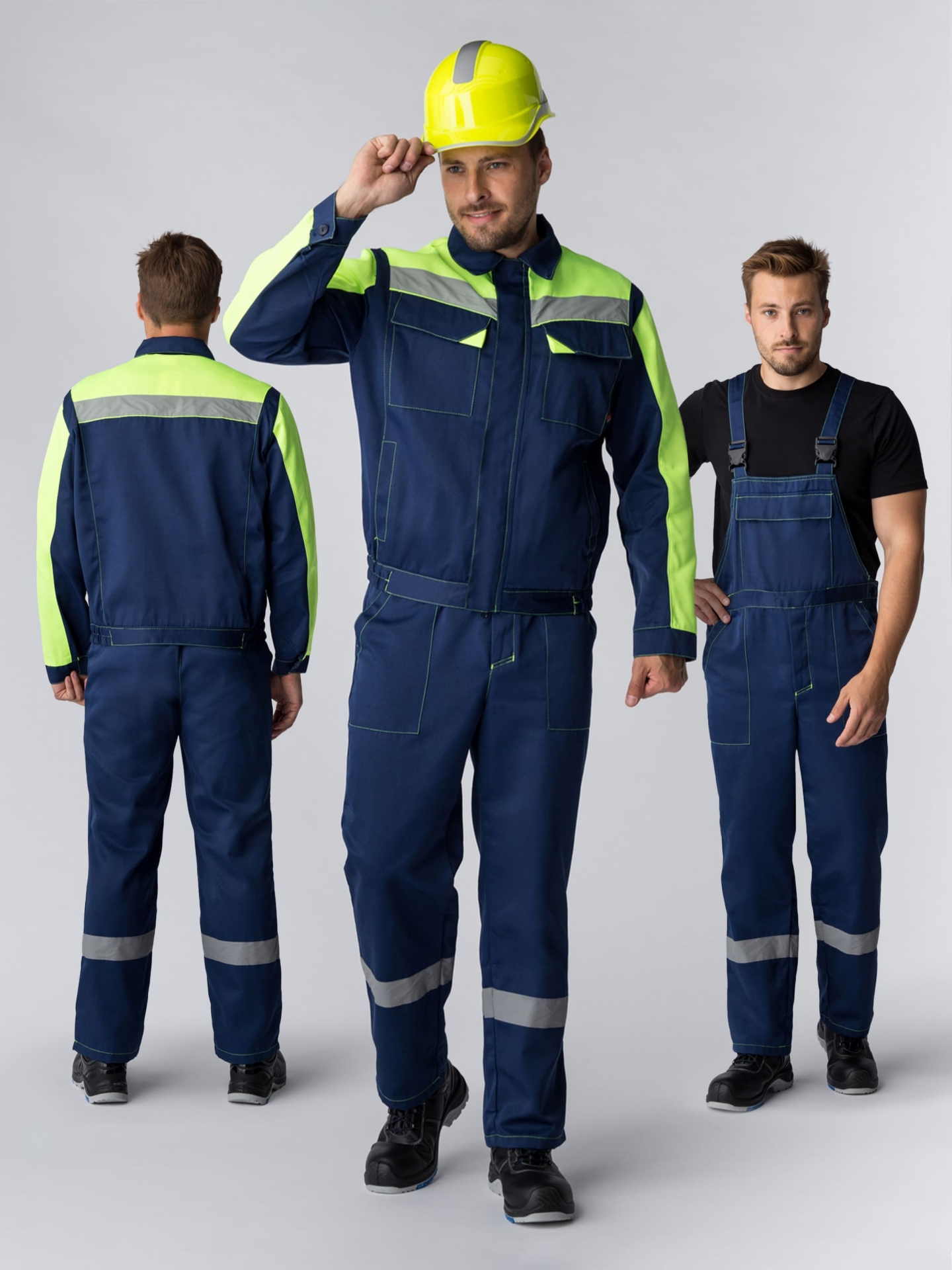 Костюм СФЕРА-2 СОП CH, т.синий/лимонный