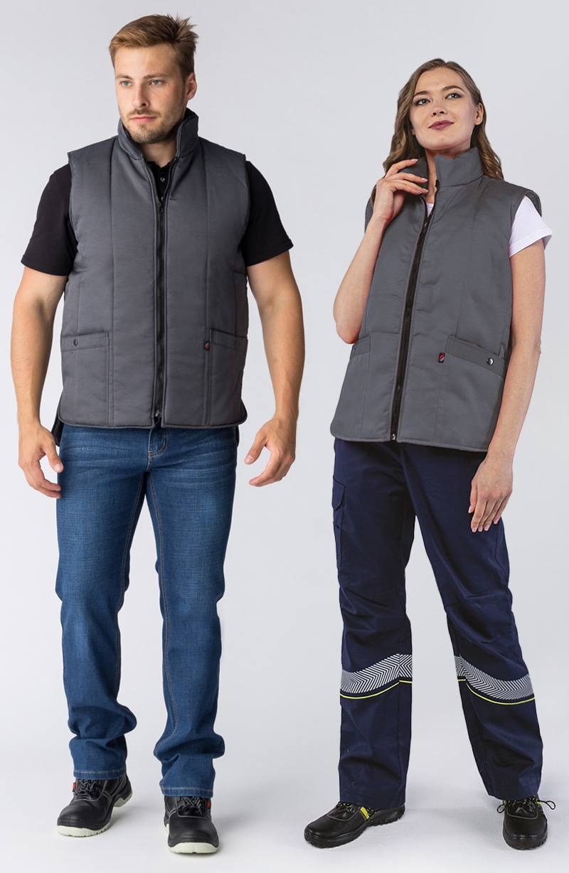 Жилет УНИВЕРСАЛЬНЫЙ утепленный, т.серый