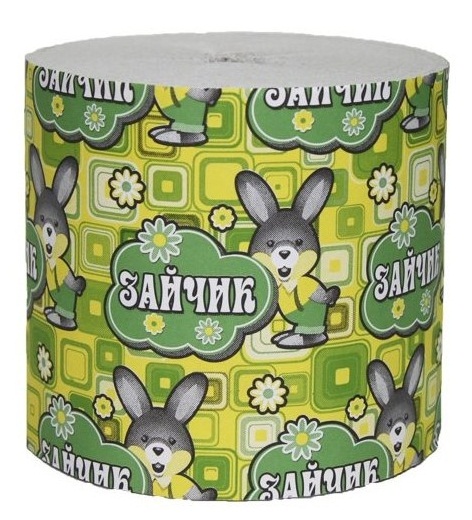 Туалетная бумага ЗАЙЧИК  без втулки