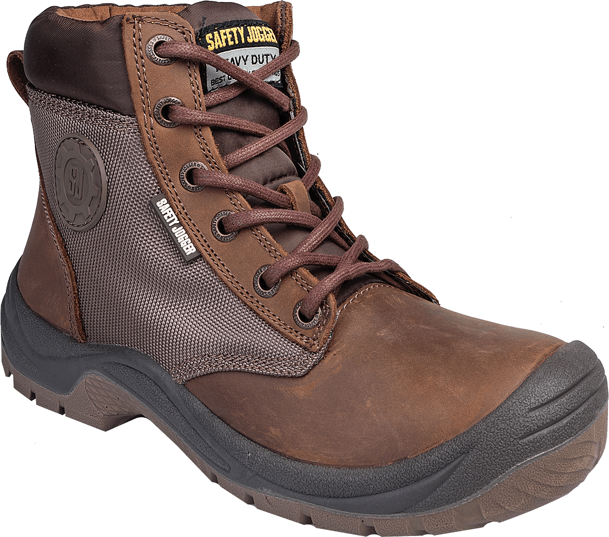 Ботинки DAKAR (ДАКАР) с МП и МС, нубук ПУ-ПУ (коричневые/BRN)