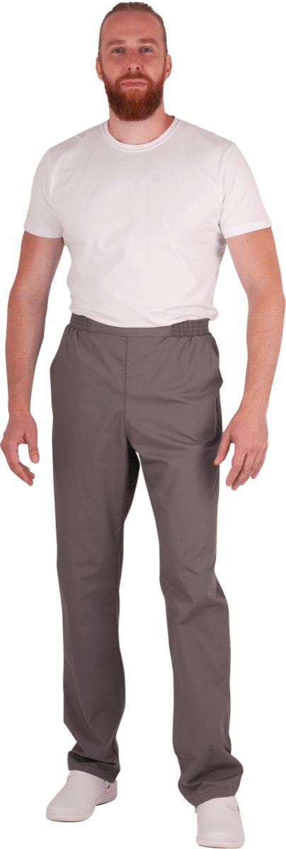 Брюки, серые, мужские