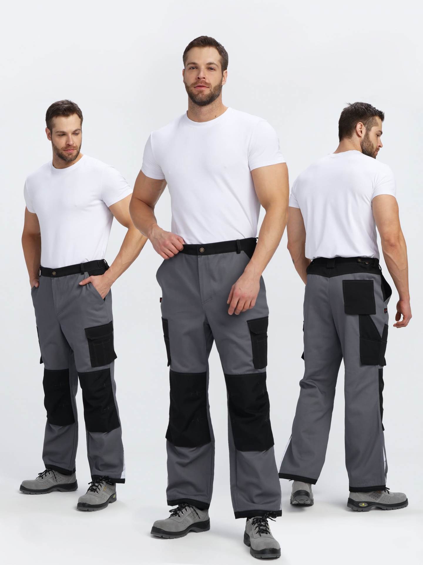 Брюки МИЛАН NEW CH МВО, т.серый/черный