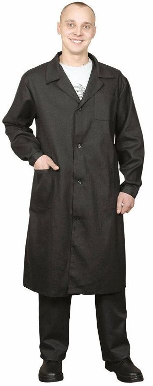 Халат РАБОЧИЙ, черный