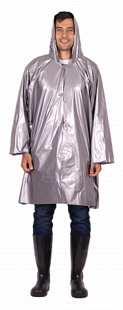 Плащ ДОЖДЕВИК ЛЮКС серебряный