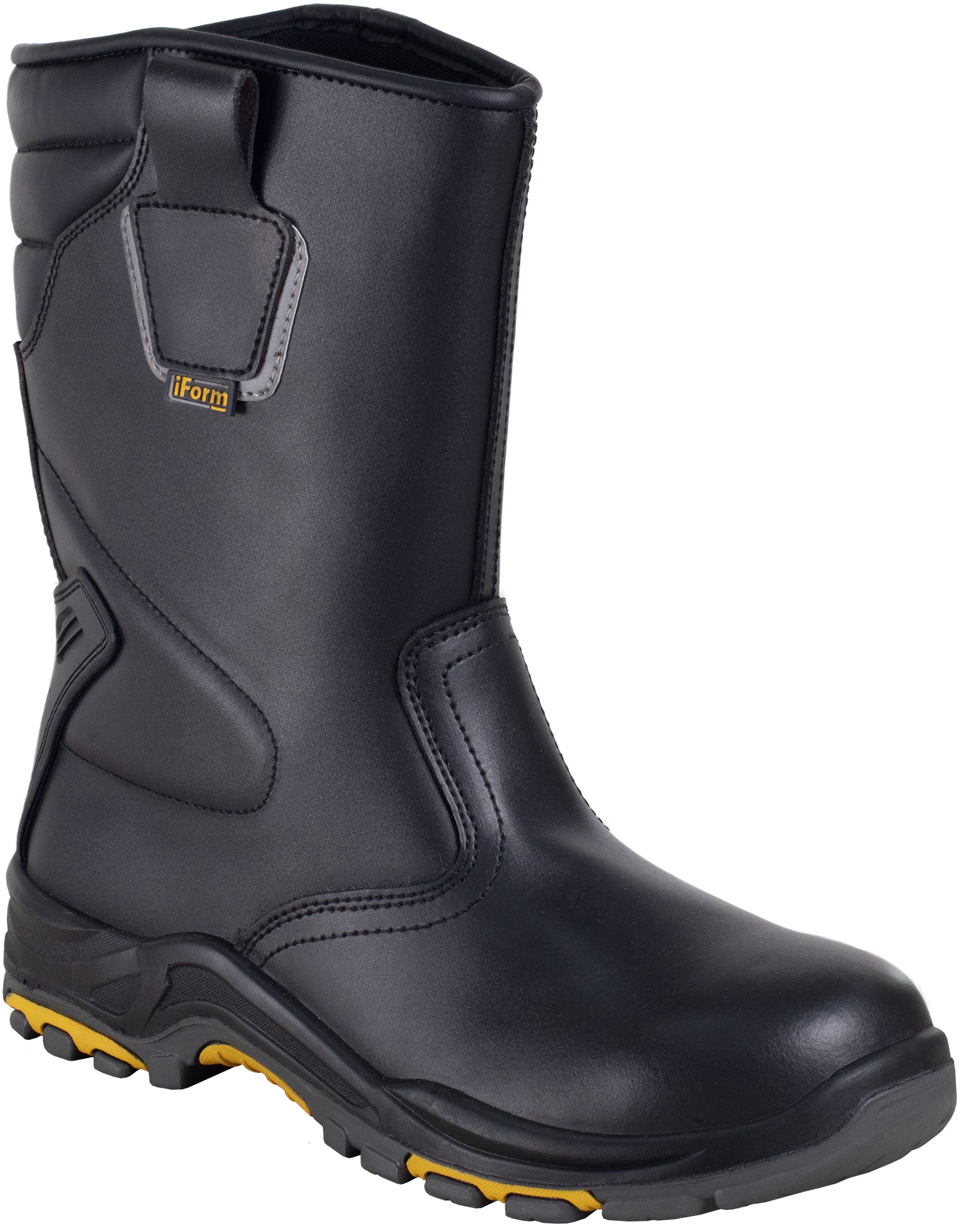 Сапоги iForm® ORIGINAL (ОРИДЖИНАЛ) с КП и КС шерст. мех, кожаные ПУ/нитрил