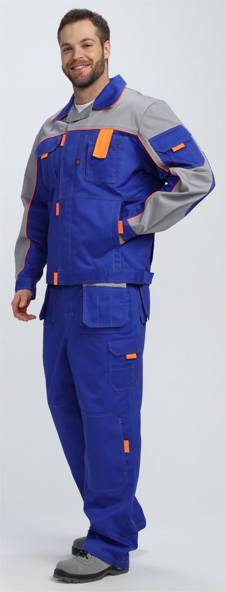 Костюм СОЮЗ-Профессионал-1 CH васильковый/св.серый/оранжевый