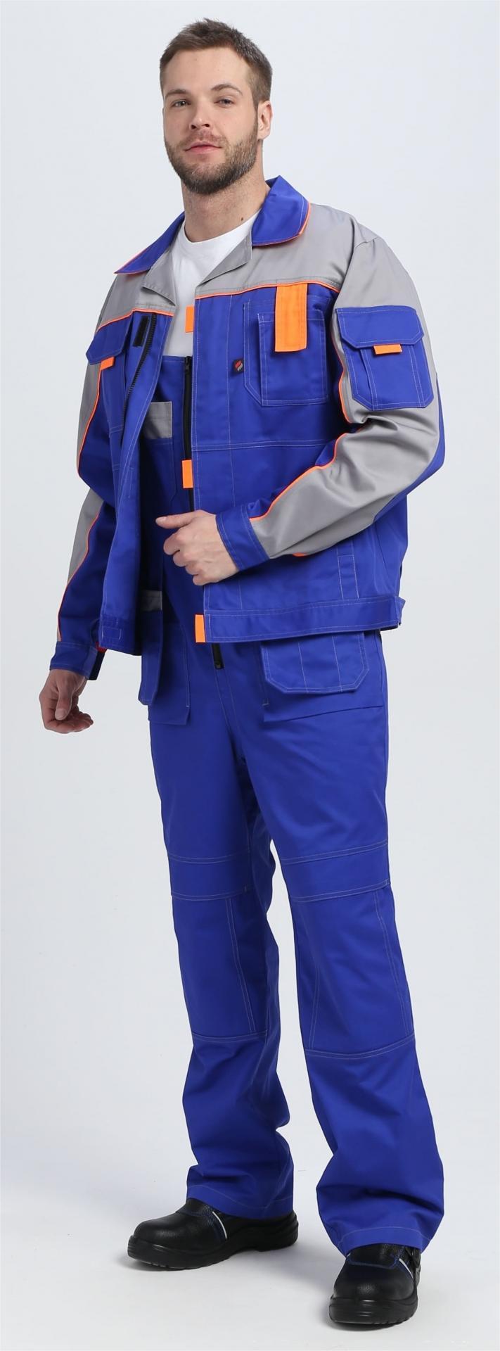 Костюм СОЮЗ-Профессионал-2 CH, васильковый/св.серый/оранжевый