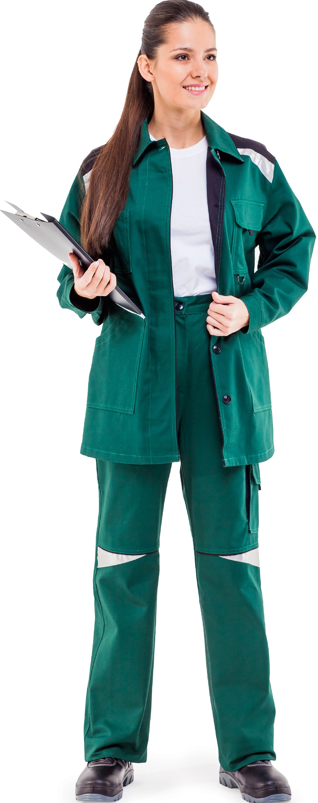 Костюм АЛАТАУ, зеленый-черный, женский