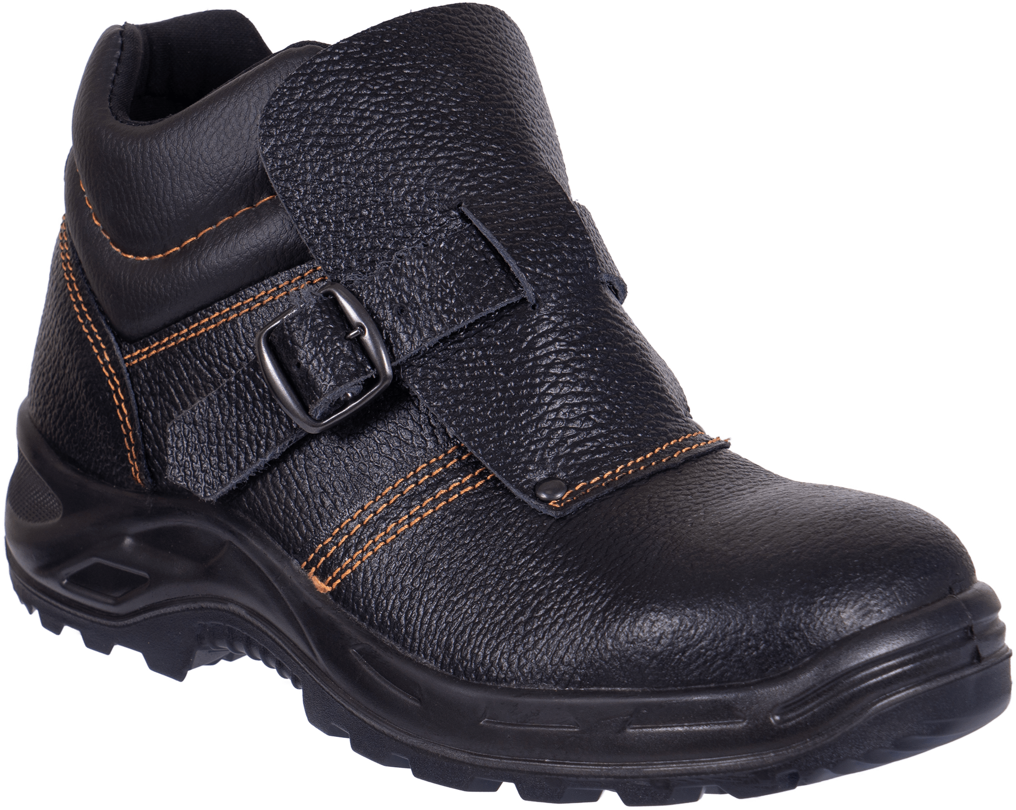 Ботинки СВАРЩИК с МП шерст. мех, юфтевые ПУ/нитрил