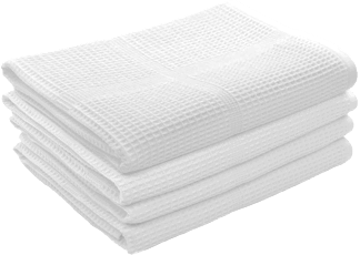 Полотенце вафельное 40х80 отбеленное