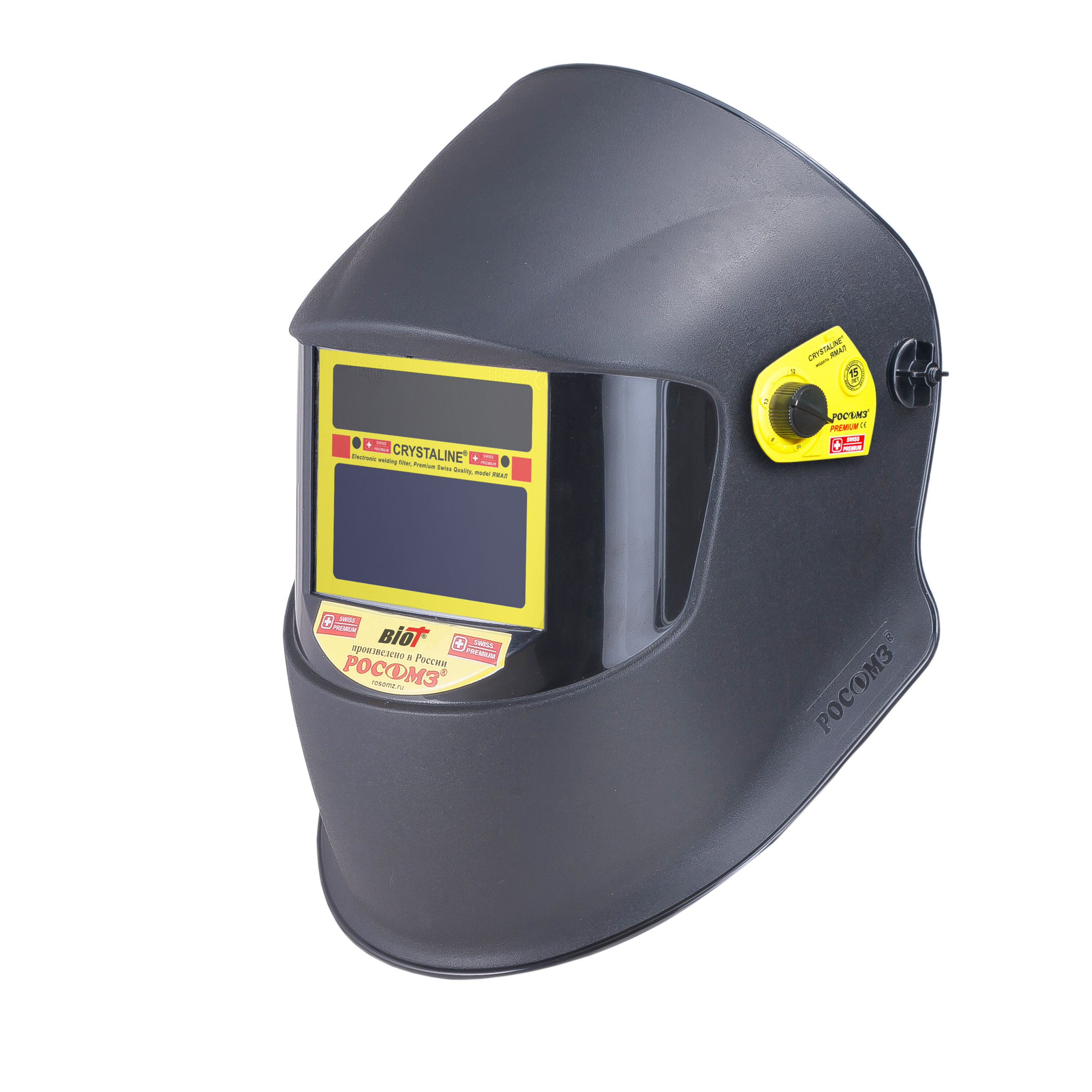 Маска сварщика РОСОМЗ™ НН75 CRYSTALINE ЯМАЛ BIOT (57545)