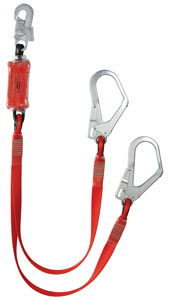 Строп VENTO aА22, лента, двойной, амортизатор, карабины (м+2б)